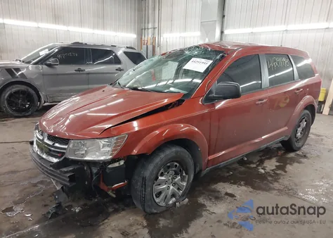 2013 Dodge Journey American Value Pkg z USA, uszkodzony, nr VIN 3C4PDCAB8DT671476